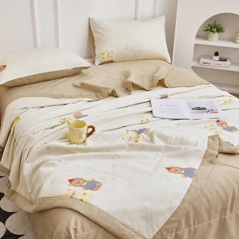 BGM Jiyi Bear Cartoon Cotton Summer Quilt