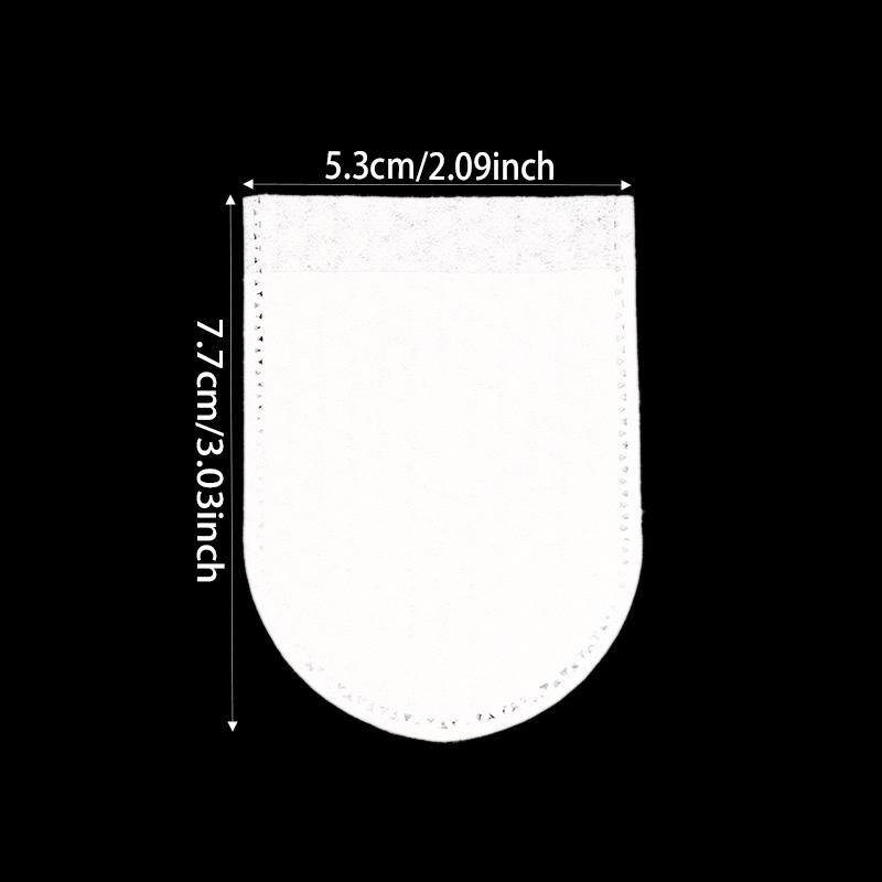 120Pcs U-shaped Disposable Cotton Makeup Pads Hand Insert Non-woven Facial Cleansing Wipe Cosmetic Removal Supply