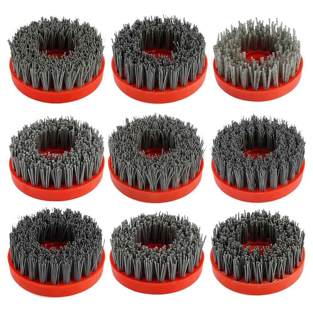 

Circular Nylon Brush Cleaning M10 Granite Polishing 1000# червоний