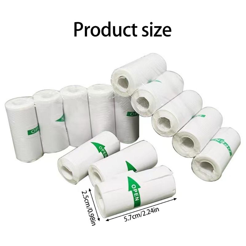 20Pack Mini Printer Thermals Paper Roll 57x25mm SelfAdhesive Sticker Labels BPAFree for Kids Crafts DIY Printing