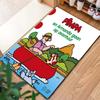 Pimpa Teppich für Wohnzimmer Schlafzimmer Zuhause Sofadekoration, Rutschfeste Bodenmatte für Kinder zum Spielen