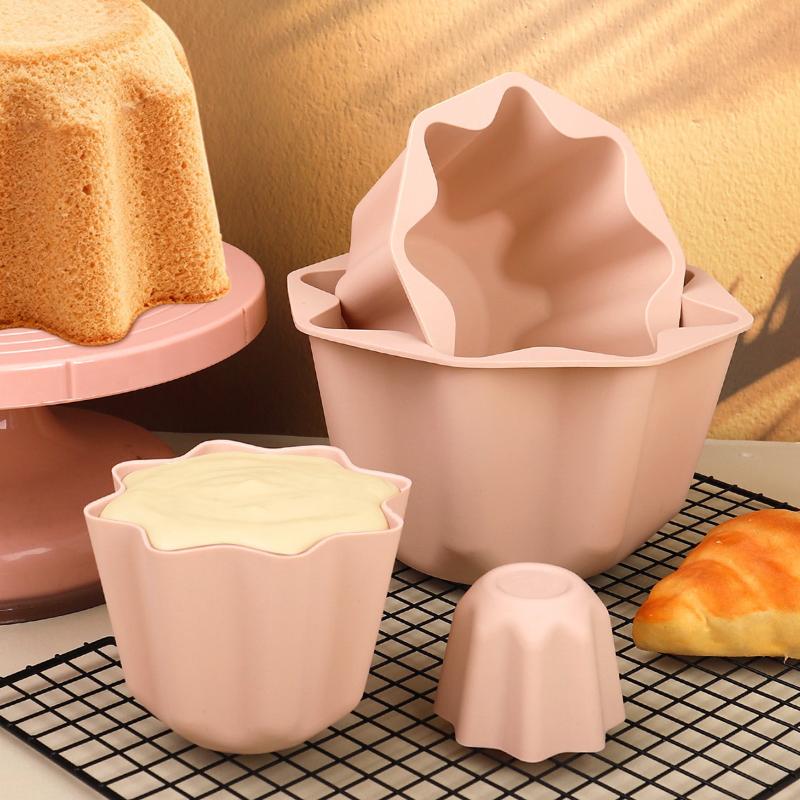 Stampo Ottagonale in Silicone per Alimenti Antiaderente Strumenti da Forno per Mousse, Budino, Pasticceria e Preparazione di Dolci