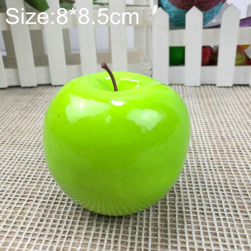 

2 шт. искусственные фрукты пластиковые яблоко имитация винограда поддельный лимон для свадьбы домашний сад кухня декор праздничные принадлежности для вечеринок зеленого яблока