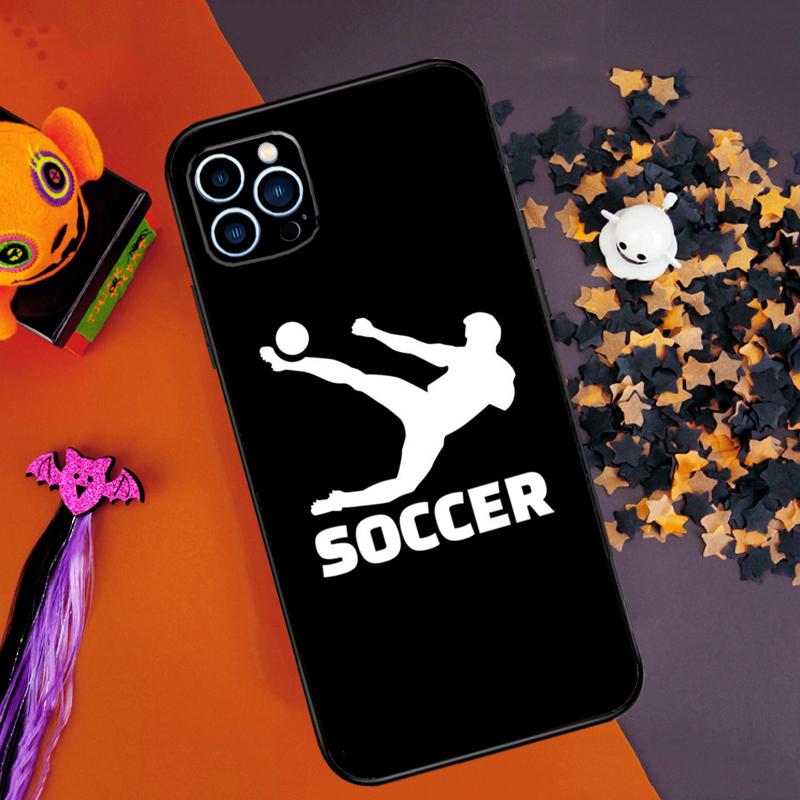 

Football Passion Soccer Ball Bumper Case For iPhone 14 15 16 Pro Max 11 12 13 Pro Max Mini XR 16e 16 15 Plus Phone Cover iPhone XR