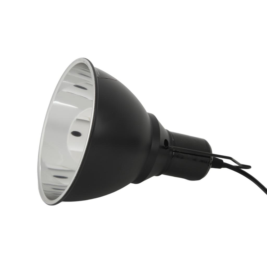 Reptile Light Fixture Simulation Lighting E27 Socket Reptile Lamp Fixture for UVA UVB Bulb Basking