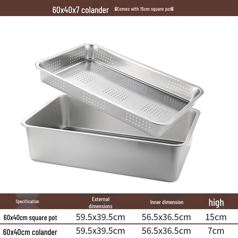 Rectangular Stone Draining Tray & Solid Basin Set