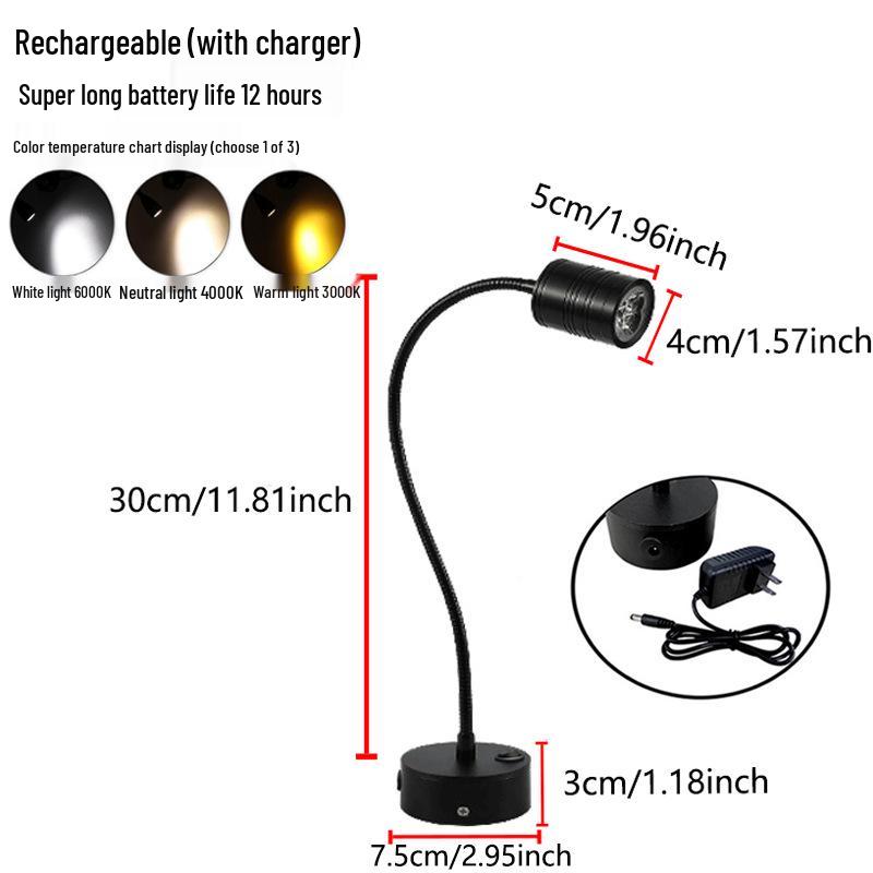 Wireless Jewelry Display Spotlight with Battery