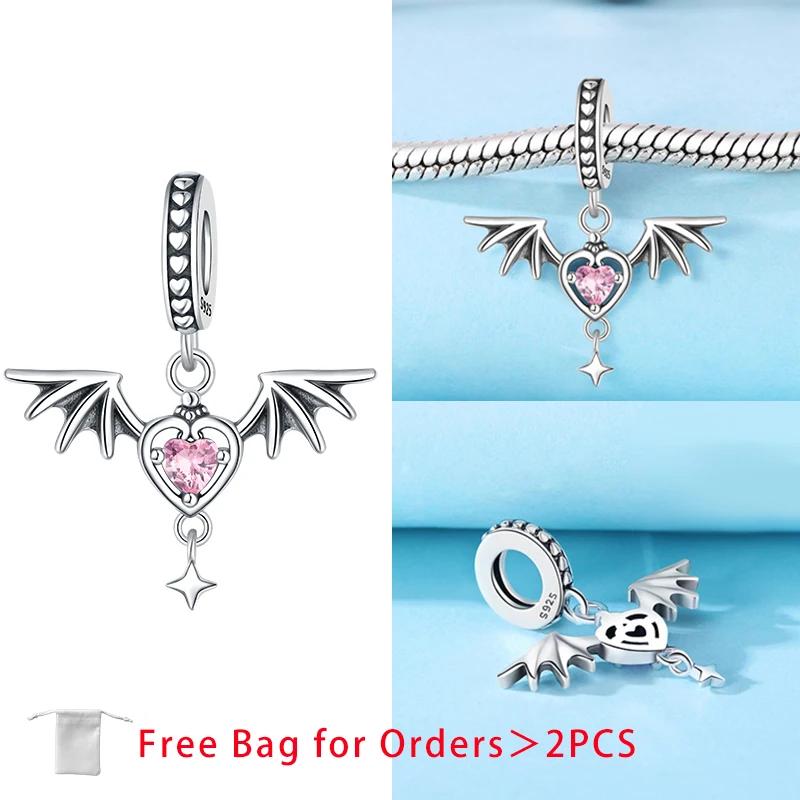 Halloween Skull Witch Pumpkin Bat Rose Bead Components Pendant Bead Component Compatible With Charm Bead Components Copper Metal Authentic Original