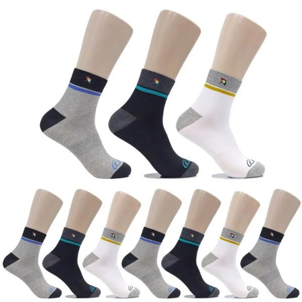 [Arnold Palmer] Anti-twist Men s Casual Socks Ankle-length 10 Pairs SM026 FREE
