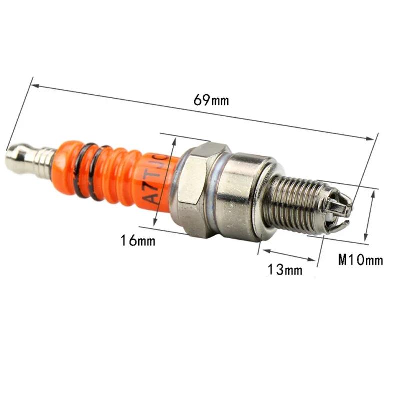 Racing Performance CDI Ignition Coil Spark Plug 5Pin 6Pin/Set for Gy6 150cc 125cc 50cc WEQ Ignition Spark Plug