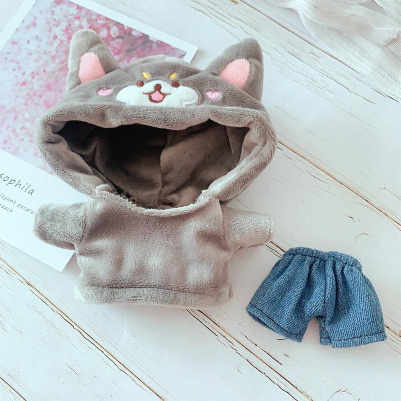 

Doll Lovely Clothes Plush Sweatershirt Pants for 20cm Doll Perfect Gift for Children