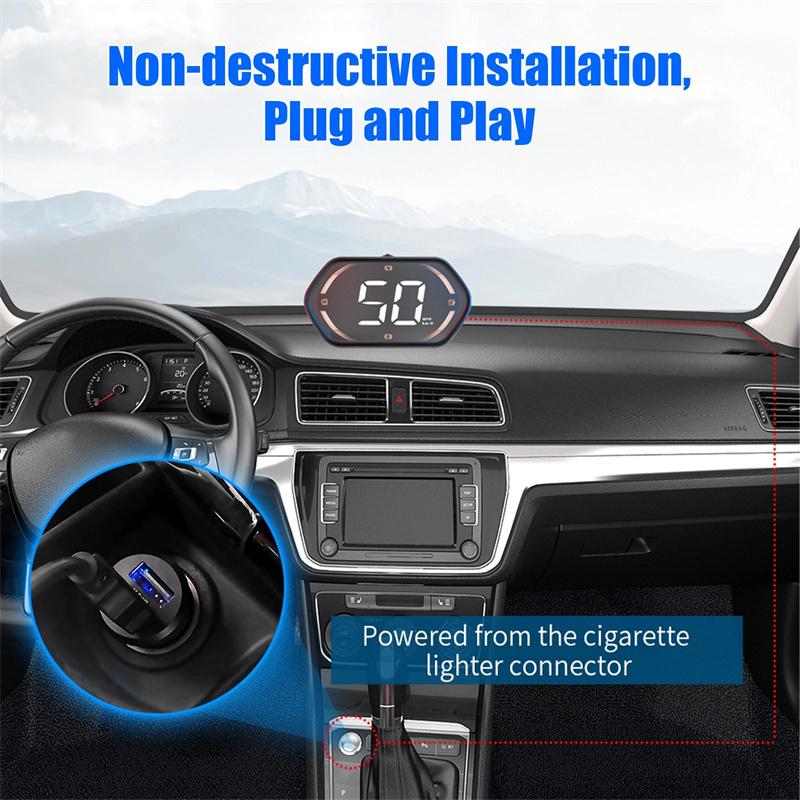 G22 Gps Displej Rychlosti Hud Auto Digitální Head Up Displej Rychloměr Příslušenství Projektor Auto Elektronika Kompas Měřič Hud