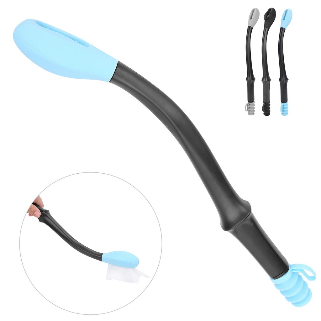 Toilet Paper Wiping Aids Long Reach Portable Comfort Self Assist Wiper for Bathroom