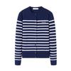 Navigare Women's Relaxed Fit Striped Knit Cardigan
