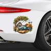 QT2474#15cm Large Sunflower Farm Truck Car Sticker, Suitable for Laptop, Car, Truck, Van, SUV, Motorcycle, Bumper, Window