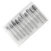 10pc Hard Alloy Rotary File 3*6 Double Grain Tungsten Steel Grind Head Electric Grind Mold Woodwork Grinding File Tool Set