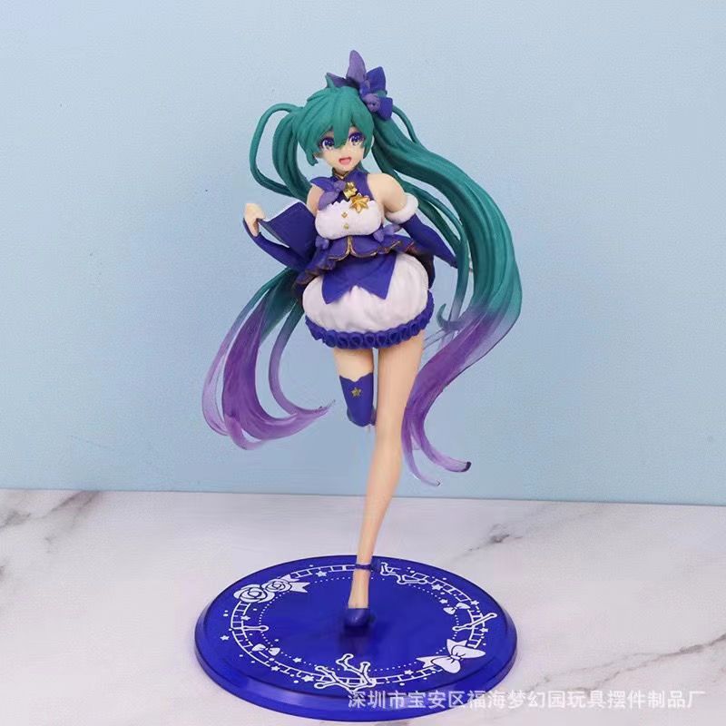 Latest Anime Miku Adorable Cute And Charming Virtual Singer Miku Manga Statue Figurines Pvc Action Figure 15~25cm