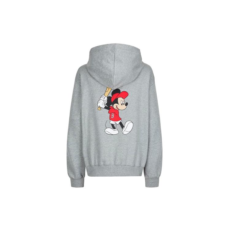 New Disney X MLB X Disney Sweatshirts Unisex Gray 31TRK1031-43M
