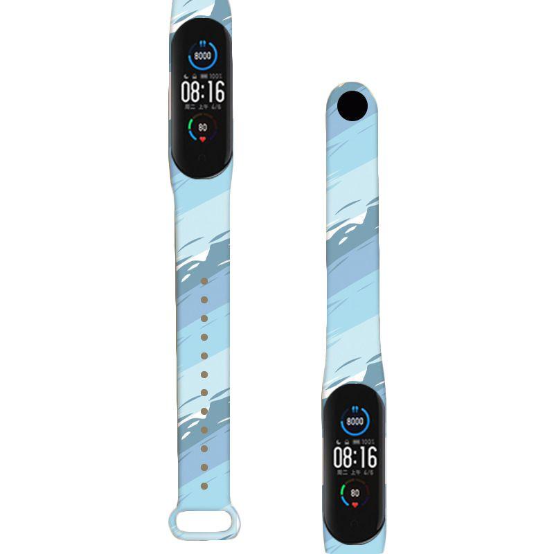 Replace Your Wristband With This Morandi Graffiti Strap For Xiaomi Mi Band 3/4/5/6