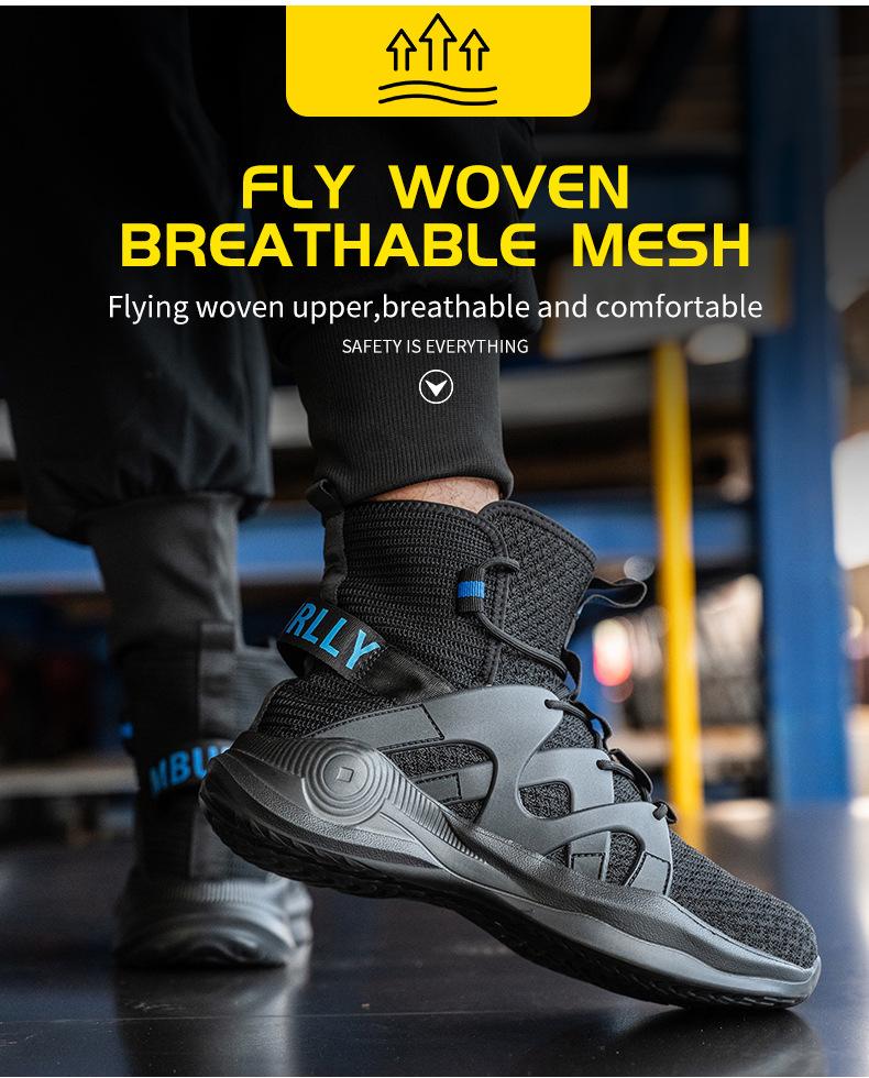 Pracovní bezpečnostní boty pro muže proti propíchnutí proti rozbití bezpečnostní obuv pro muže do práce protiskluzové pracovní tenisky zimní pracovní obuv