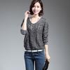 Wild Long Sleeve High Collar Sweater Knitting Sweater Women's Autumn and Winter Bottoming Shirt