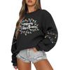 Women  Tops Women's Long Sleeve Sweatshirt Casual Crewneck Loose Fit Pollover Fleece Tops