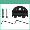4string Electric Bass Headless Guitar String Locking Nut Set With 2 Wrench 2 Screw Black