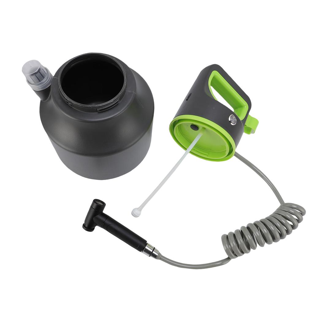 Akumulatorowy opryskiwacz ogrodowy 5L z uchwytem, przenośny i zasilany akumulatorem, do pielęgnacji trawników przydomowych