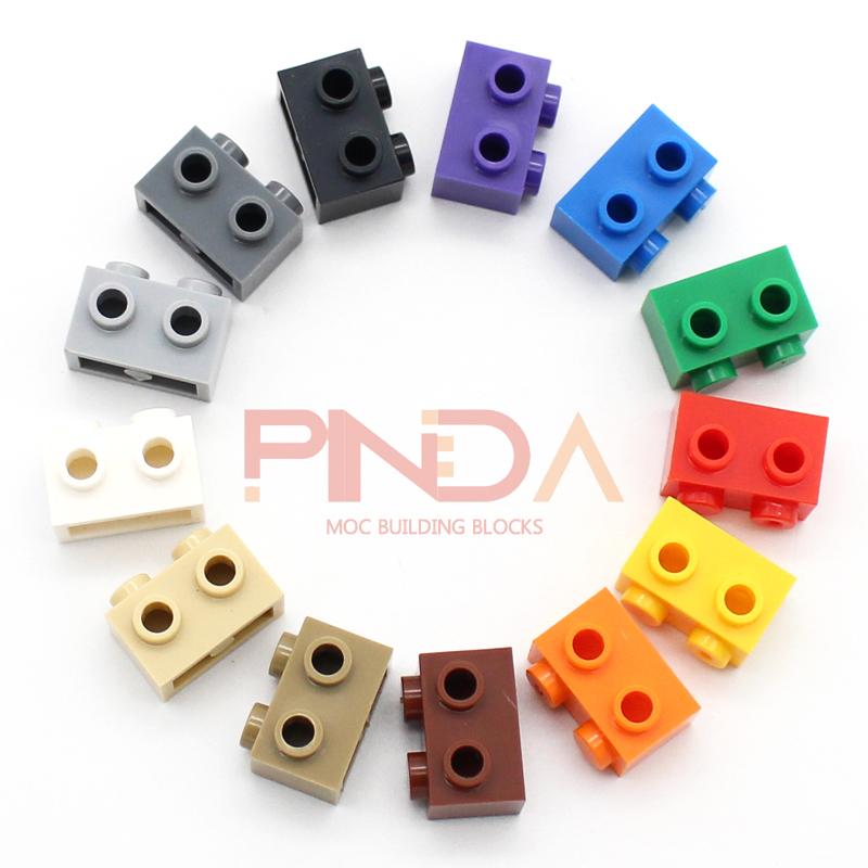 50Pcs Moc 11211 1X2 With Studs On Side Building Blocks Bricks Creative Creative Toys Gifts Developmental Toys
