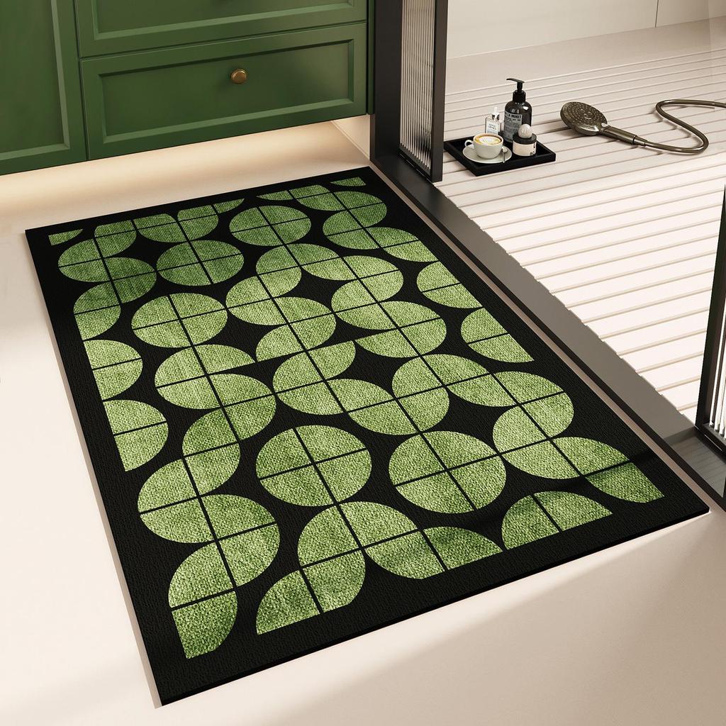Non-Slip Diatomaceous Earth Toilet Mat - Absorbent & Anti-Fall Bathroom Carpet