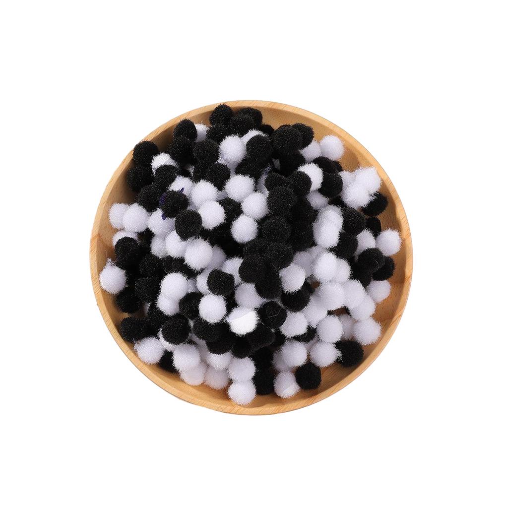 300pieces Craft Pom Poms Bundle Assorted Fuzzy Pompoms For DIY Fun Assorted Fuzzy Pompoms Balls