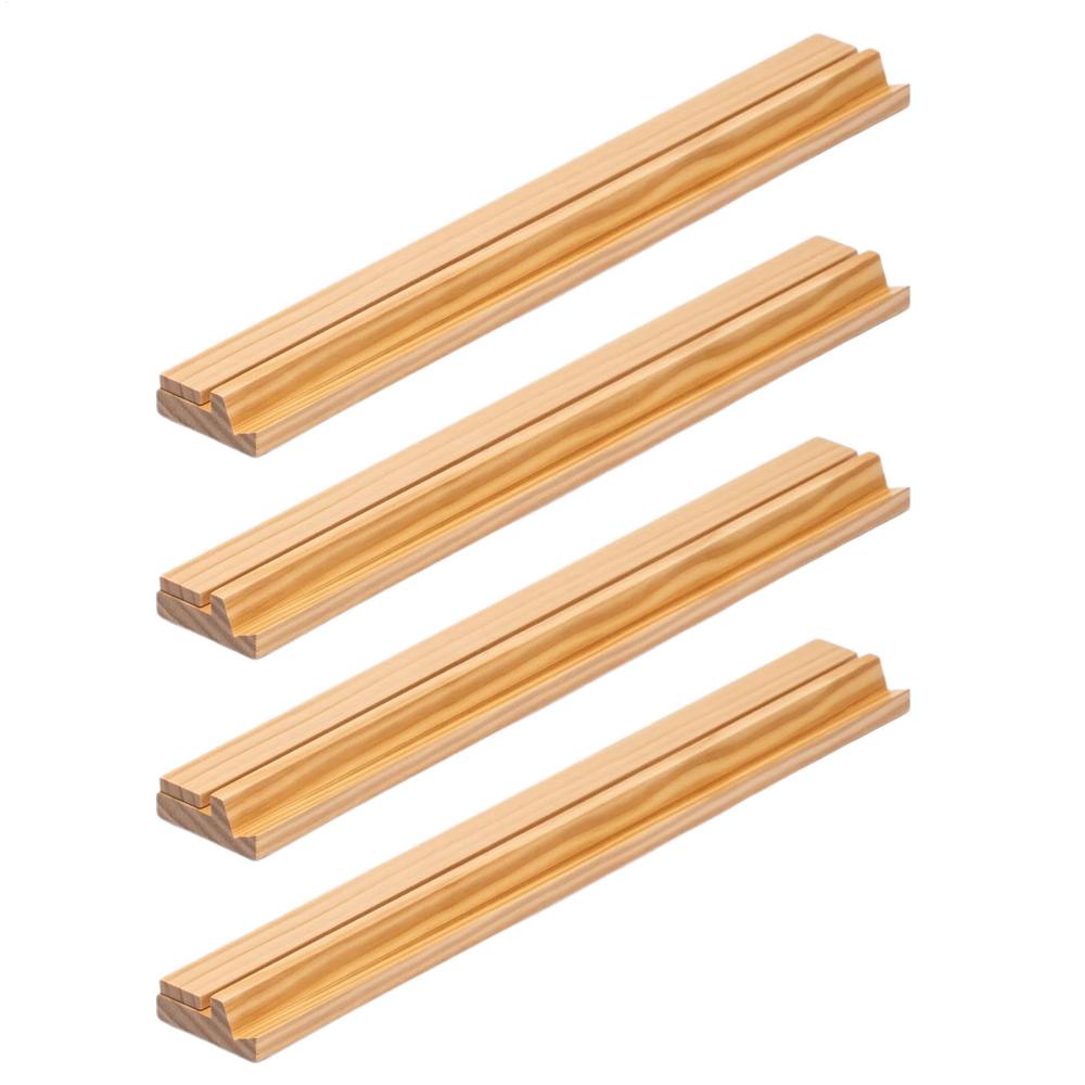 Mahjong Tile Racks 4-Piece Portable Modern