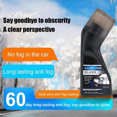 Coating Glass Anti-fog Car Windshield Micro-Molecular Anti-Fog Coating Agent Wiper Car Accessories 1PCS 90ML Magic Gem