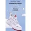 Li Ning Childrens Super Dimension Mid Reflective Letter High Top Casual Shoes Kids Casual Shoes White Gray YKCS144-17