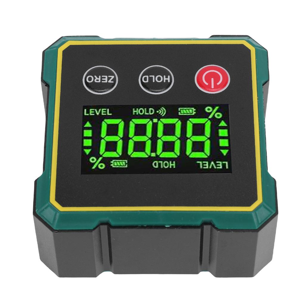 Digitale Winkelmessgerät mit Magnetfuß Winkel Neigung Umrechnung Elektronisches Winkelsuchwerkzeug mit Datensperre