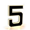 Waterproof LED House Number Light Personalized House Number Light Illuminated House Number Sign