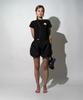 WHILE Half Balloon Climbing Pants Summer Hiking Shorts With Drawstring (Coal Black)