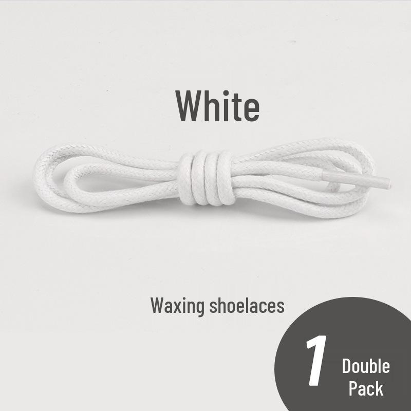 Men's & Women's Black, White, Brown Round Waxed Leather Shoelace Boots – Casual, Martin, and Work Styles