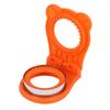 Sandwich Cutter Mold Manual Cake Bread Cutter Sealer Tool Round for Kitchen Cooking Orange