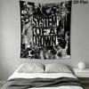 system of a down Wall Tapestry Aesthetic Wall Hanging Printed Fabric Blanket Decorative Tapestries for Bedroom Living Room Home Decor
