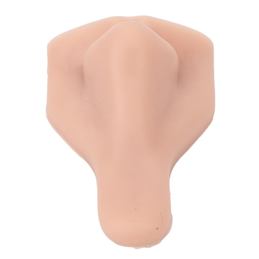 Nose Model Soft Flexible Reusable Simulation 3PCS 3D Silicone Nose Model for Practice Teaching Silicone Prosthetic Nose