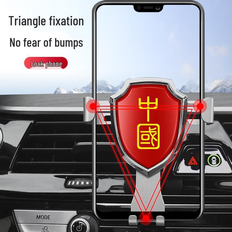 Gravity-Activated Universal Car Phone Holder for Air Vents