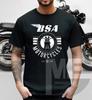 T-shirt da uomo e da donna BSA Motorcycles Maglietta con logo classico Tee Regalo per fan