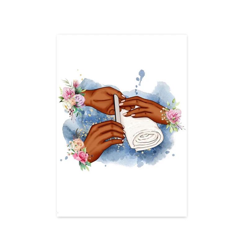 Fashion Nail Polish Eyelash Posters and Prints Beauty Salon Canvas Nordic Painting Wall Art Picture for Living Room Home Decor