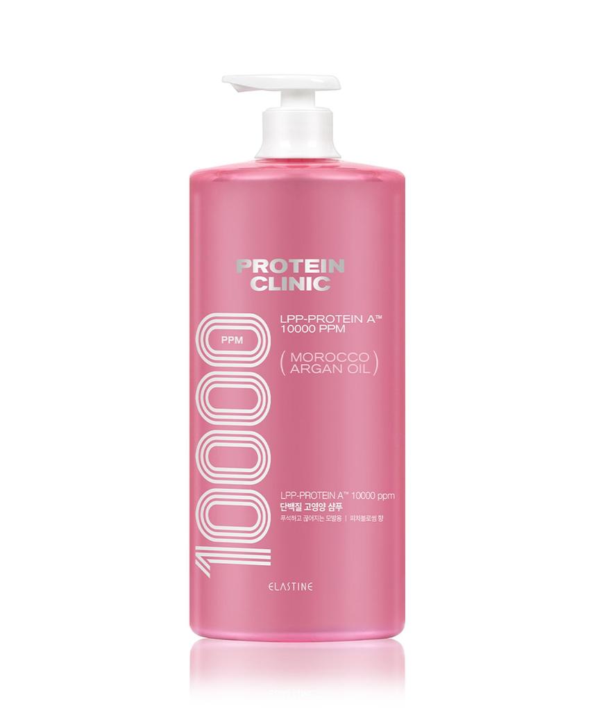 Protein Clinic 10000 Moroccan Argan Oil Protein High-Nutrition Shampoo Peach Blossom Scent 1000ml