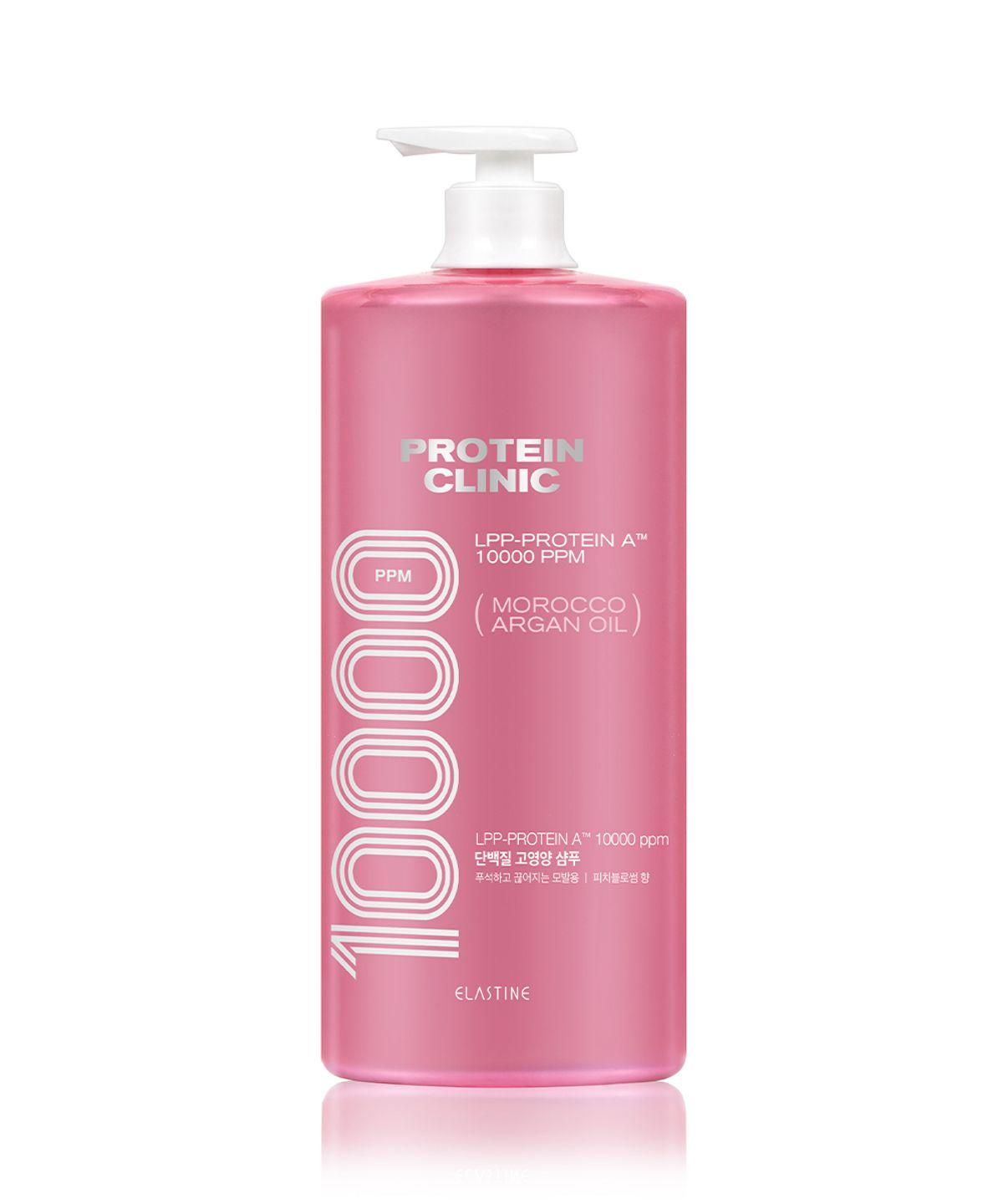 Protein Clinic 10000 Moroccan Argan Oil Protein High-Nutrition Shampoo Peach Blossom Scent 1000ml