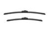 BOSCH AR728S Flat Wiper Blades for Aero Twin Imported Vehicles, 550/475mm