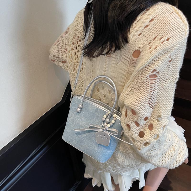 Heutige beliebte Taschen Damen neue tragbare Bucket Bags Denim vielseitige Schultertaschen Umhängetaschen