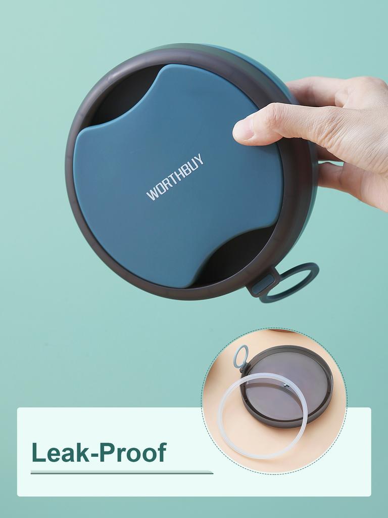 WORTHBUY Portable Bento Box With Chopsticks Spoon 304 Stainless Steel Anti Scalding Food Container Large Capacity Lunch Box