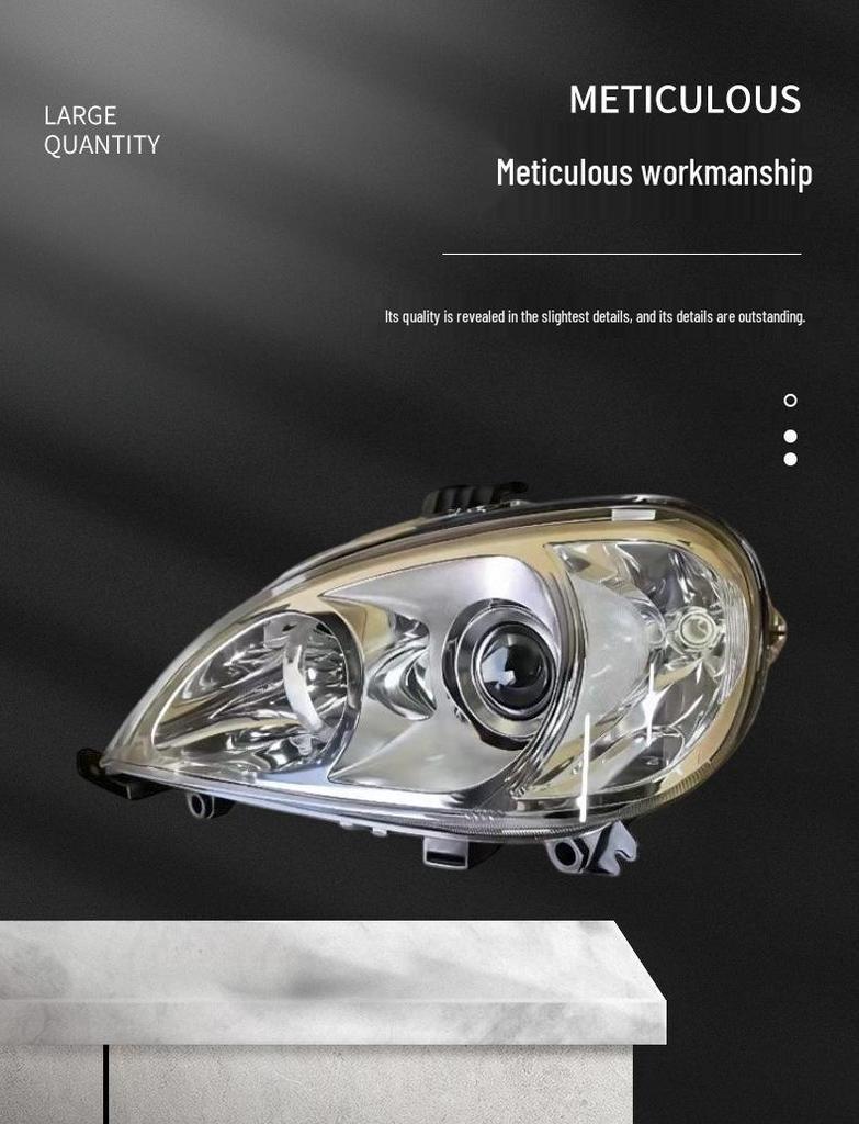 Compatible Front Headlight Lamp for Mercedes ML/GL Class W163 (1638204561/1638204661)